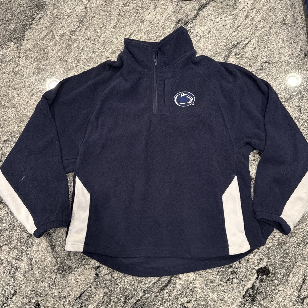 Penn State Nittany Lions NCAA Genuine Stuff GS Pullover‎ Jacket Size Large Heavy